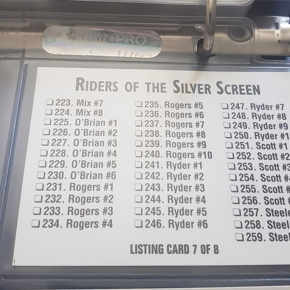 1993 Riders of the Silver Screen collector series 1 complete set - Picture 9 of 10